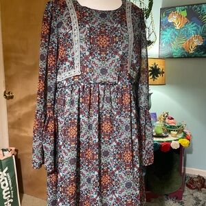 Floral Long Sleeve Dress